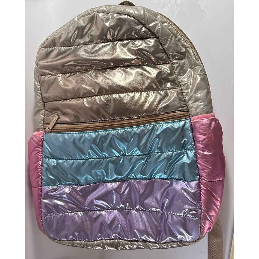 Iscream Icy Color Block Puffer Backpack